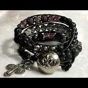 Completely Handmade Triple Wrap Bracelet